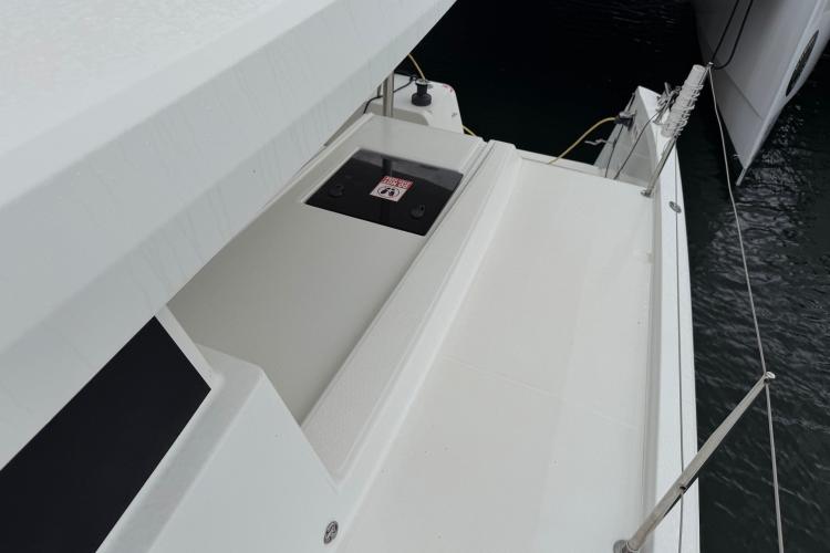 2020 Fountaine Pajot Astrea 42 yacht deck, featuring sleek design and modern amenities.