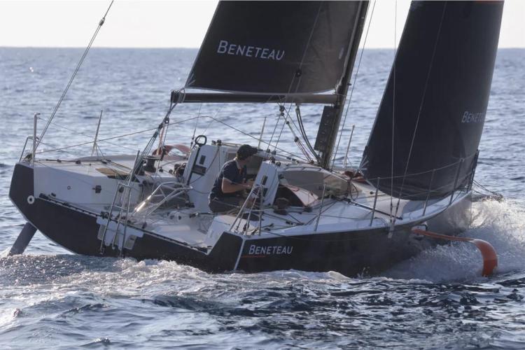 Manufacturer Provided Image: 2026 Beneteau Figaro 3 sailing on open water, showcasing sleek design and performance.